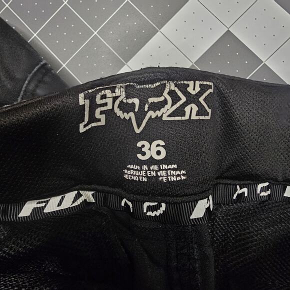 Fox Racing Shorts 36x13 Black Bike Cargo Demo Ranger Cycling Adjustable Grunge - Picture 6 of 15